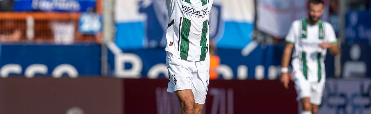 Matchwinner für Gladbach in Bochum: Torschütze Tim Kleindienst, © David Inderlied/dpa