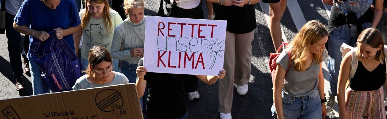 Beim «globalen Klimastreik» wollen die Teilnehmerinnen und Teilnehmer unter anderem für eine Verkehrswende demonstrieren., © Roberto Pfeil/dpa