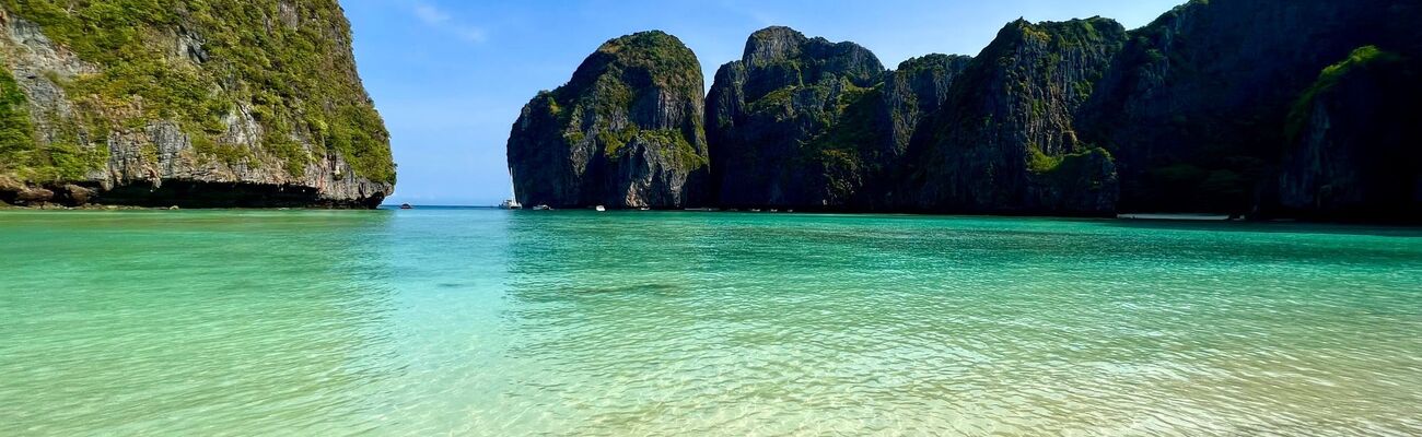 So leer ist die Maya Bay jedes Jahr für zwei Monate. (Archivbild), © Carola Frentzen/dpa