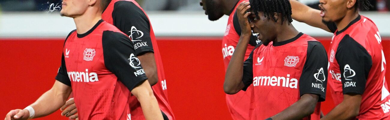 Victor Boniface erzielte das 1:0 für Bayer Leverkusen, © Federico Gambarini/dpa