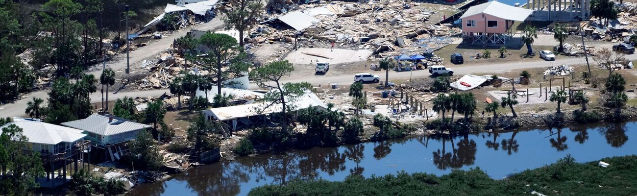 Erst vor wenigen Tagen wütete „Helene“ im Südosten der USA, hinterließ immense Zerstörung und forderte weit mehr als 200 Tote., © Susan Walsh/AP/dpa