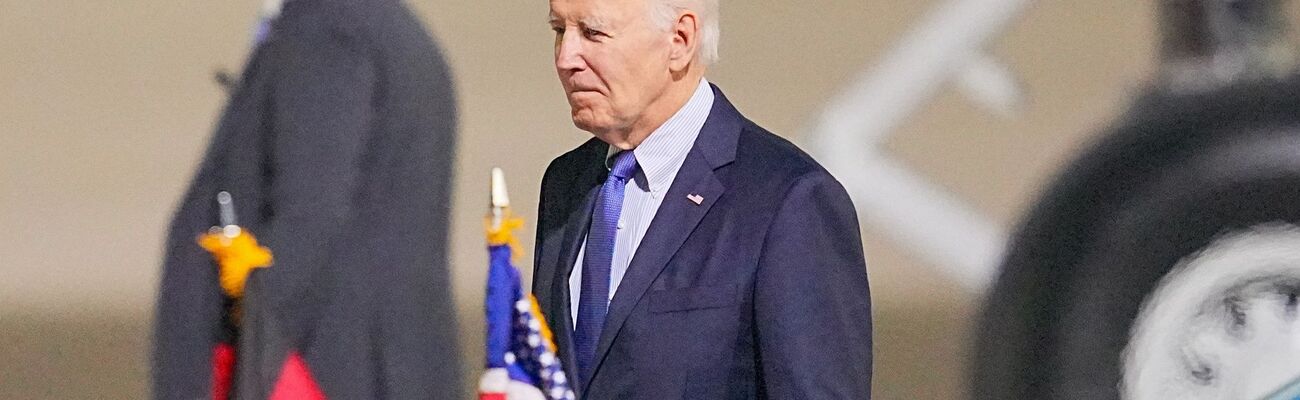 Für Joe Biden ist die Stippvisite in erster Linie ein Abschiedstrip. , © Michael Kappeler/dpa