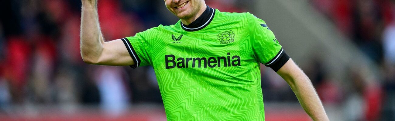 Bayer-Keeper Lukas Hradecky hat einen Rekord aufgestellt., © Tom Weller/dpa