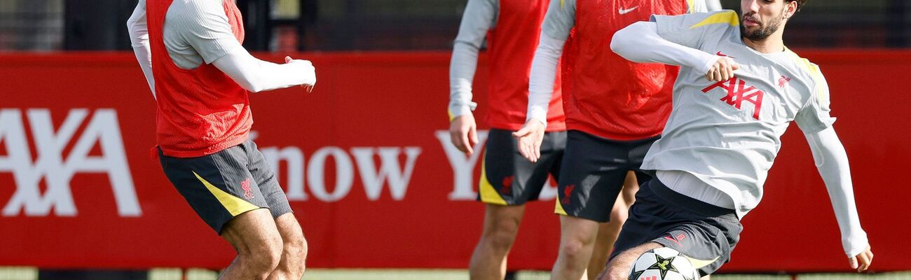 Dominik Szoboszlai im Training des FC Liverpool., © Richard Sellers/PA/AP