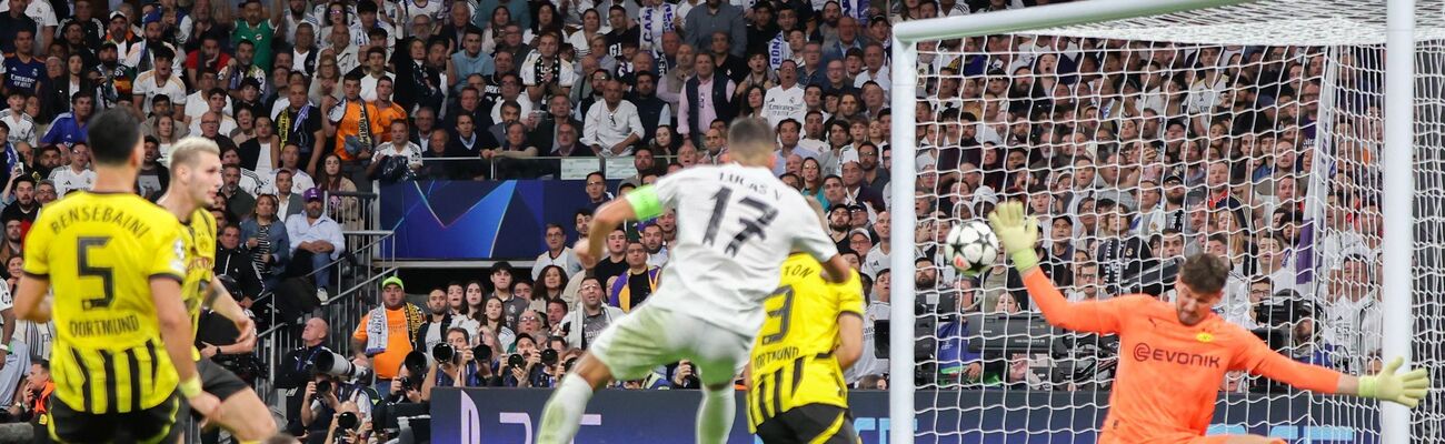 Mit dem 3:2 von Lucas Vazquez hatte Real Madrid die Partie gegen den BVB gedreht. , © David Canales/dpa