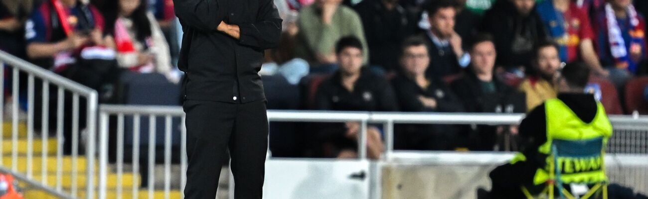 Bitterer Abend in Barcelona: Bayern-Trainer Vincent Kompany., © Sven Hoppe/dpa