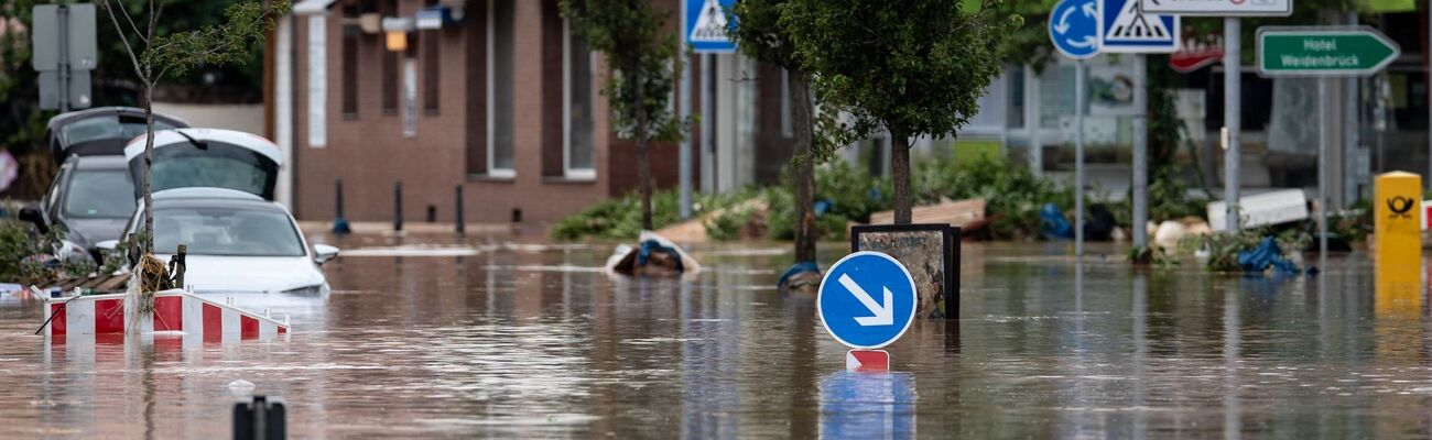 Mit dem Klimawandel nehmen laut Umweltministerium auch Hochwassergefahren zu. (Archivbild), © Marius Becker/dpa