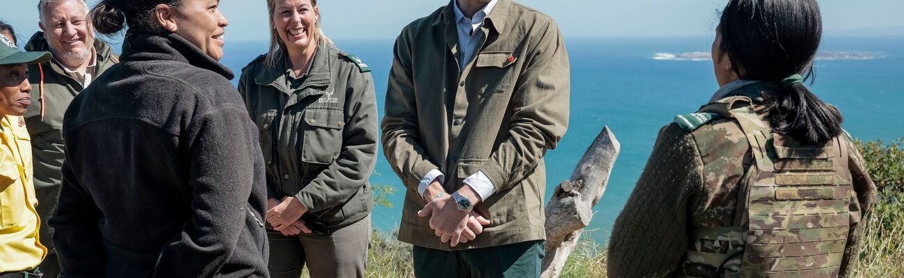 Prinz William trifft Parkranger in Kapstadt., © Gianluigi Guercia/Pool AFP/AP/dpa