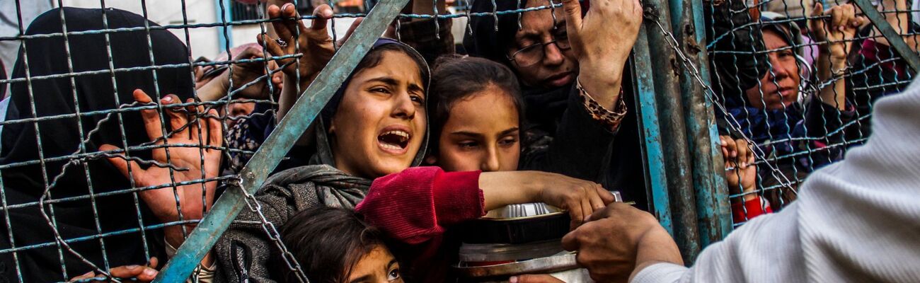 International anerkannte Experten für Ernährungssicherheit schlagen mit Blick auf den Norden des Gazastreifens Alarm. Schon im Frühjahr, als dieses Bild entstand, war die humanitäre Lage schwierig. (Archivbild), © Mahmoud Issa/dpa