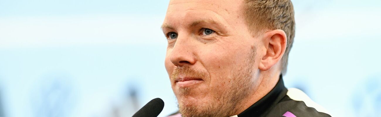 Nagelsmann äußert sich mit Humor zur Aufregerszene bei der EM. , © Uwe Anspach/dpa