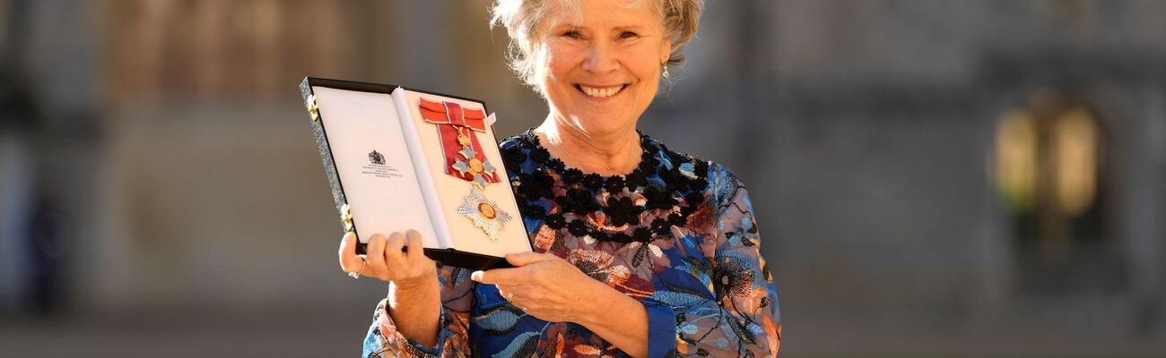 Schauspielerin Imelda Staunton wurde auf Schloss Windsor geehrt., © Andrew Matthews/Pool PA/AP