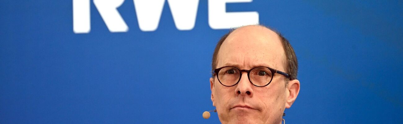 RWE-Finanzvorstand Michael Müller. Der Energiekonzern glaubt, dass der Wasserstoff-Hochlauf in Deutschland länger dauert als bisher geplant. (Archivbild), © Federico Gambarini/dpa