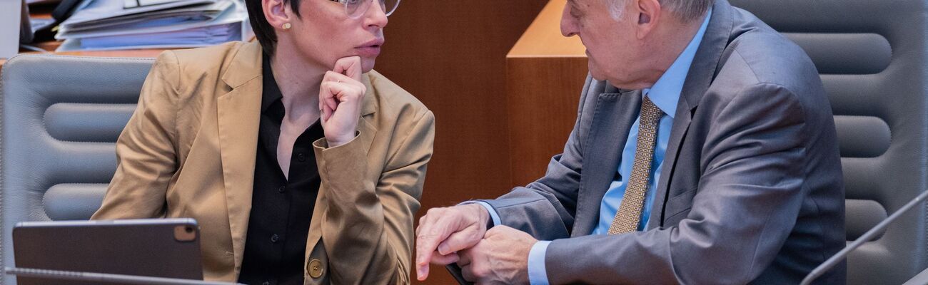 Auf NRW-Innenminister Herbert Reul (CDU) und Fluchtministerin Josefine Paul (Grüne) kommen im Untersuchungsausschuss des Landtags zur Aufarbeitung des Terroranschlags von Solingen Fragen zu., © Rolf Vennenbernd/dpa