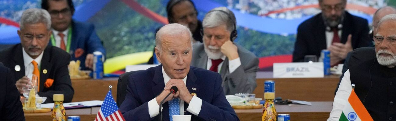 Für Biden dürfte der G20 in Rio der letzte große Gipfel als US-Präsident sein. , © Eric Lee/Pool The New York Times/AP/dpa