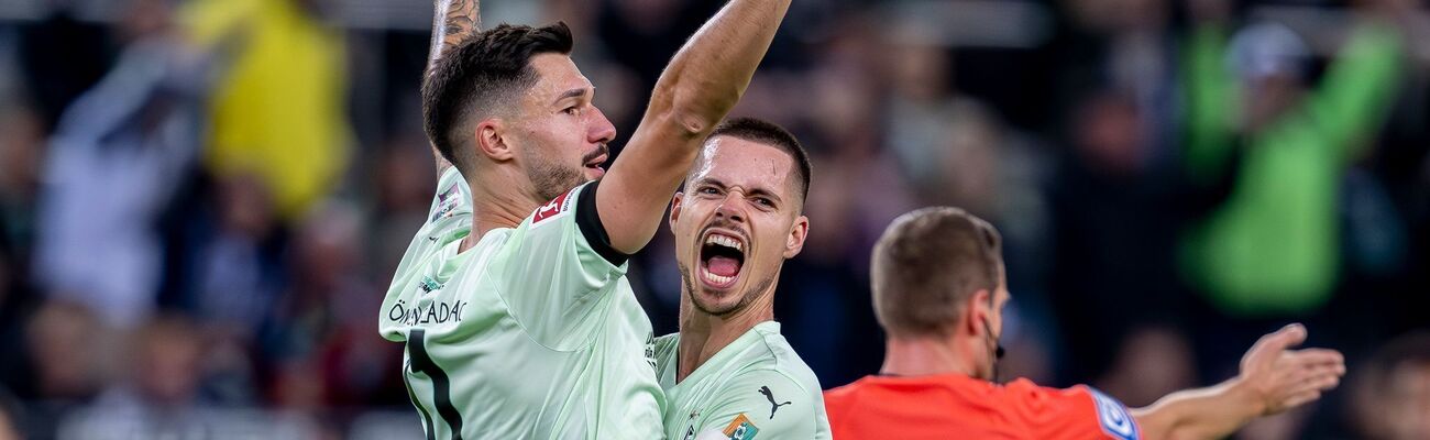 Gladbach ist auch dank Tim Kleindienst auf dem Vormarsch., © David Inderlied/dpa