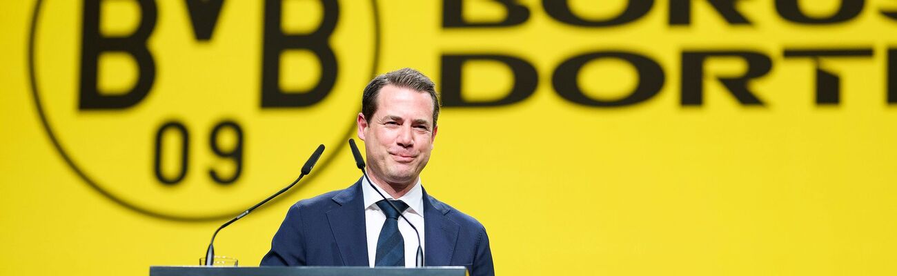 Lars Ricken spricht zu den Aktionären., © Bernd Thissen/dpa