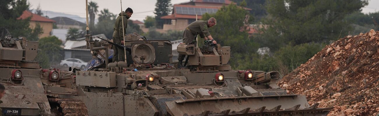 Israels Armee ist nach eigenen Angaben weiterhin im Süden des Nachbarlandes im Einsatz. , © Ohad Zwigenberg/AP