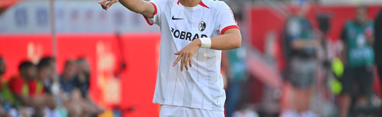 Ritsu Doan gehört seit Wochen zu den stärkten Spielern im Kader des SC Freiburg., © Jan-Philipp Strobel/dpa