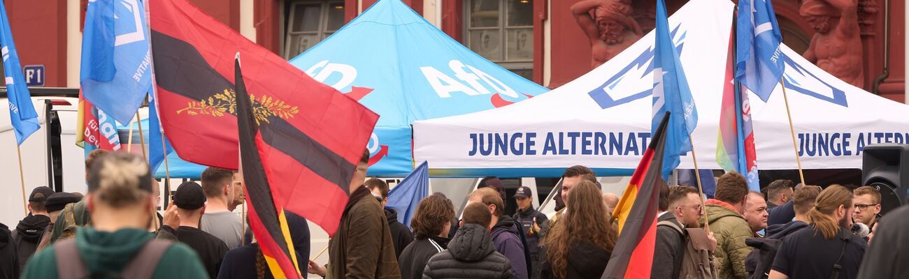 Die AfD will sich von ihrer Nachwuchsorganisation «Junge Alternative» trennen. (Archivbild), © Thomas Frey/dpa