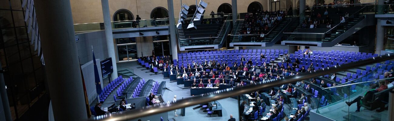 Die Debatte über Abtreibungen im Bundestag lief hoch emotional., © Carsten Koall/dpa