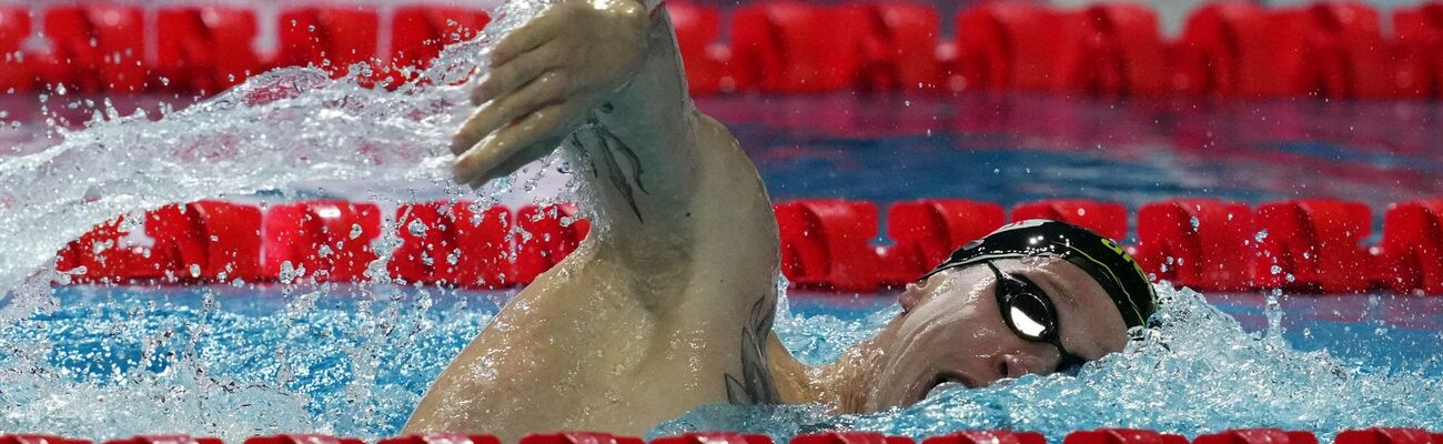 Florian Wellbrock schwimmt über 800 Meter zu WM-Silber., © Gian Mattia D'alberto/LaPresse via ZUMA Press/dpa