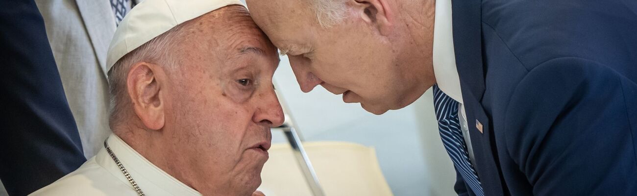 Kurz vor seinem Abschied aus dem Amt plant Joe Biden noch ein Treffen mit dem Papst - in Italien. (Archivbild), © Michael Kappeler/dpa