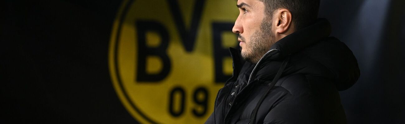 Trainer Nuri Sahin steckt mit Borussia Dortmund in der Krise., © Bernd Thissen/dpa