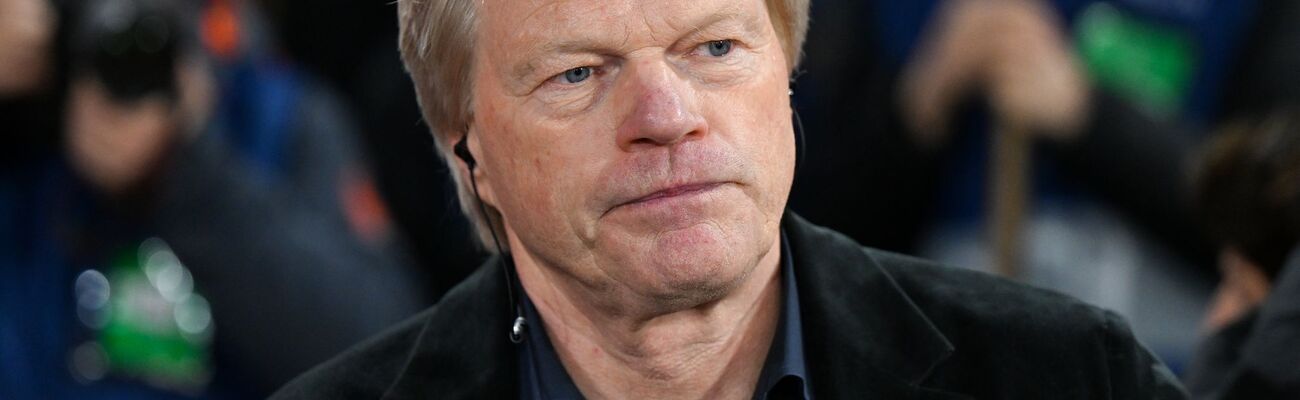 Oliver Kahn ist gespannt auf die Entscheidung von Bayer-Star Florian Wirtz., © Sven Hoppe/dpa