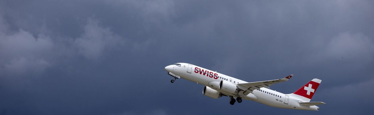 Ein Sonderflug bringt die von einem Notfall bei der Swiss betroffenen Passagiere nach Zürich, © Salvatore Di Nolfi/KEYSTONE/dpa