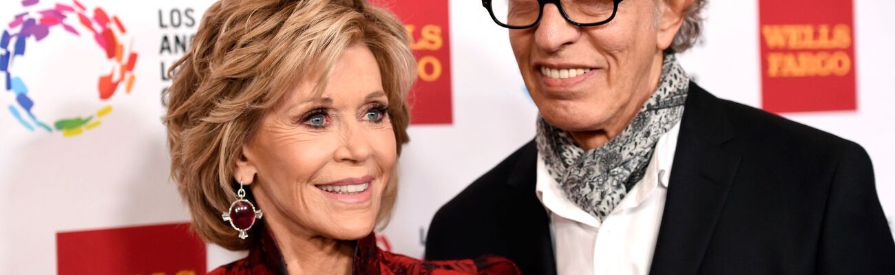 Richard Perry mit Ex-Partnerin Jane Fonda. (Archivbild), © Chris Pizzello/Invision via AP/dpa