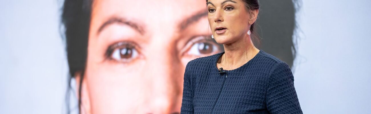 Das Bündnis Sahra Wagenknecht hat auf 39 Seiten einen langen Forderungskatalog zur Bundestagswahl formuliert. (Archivbild), © Michael Kappeler/dpa