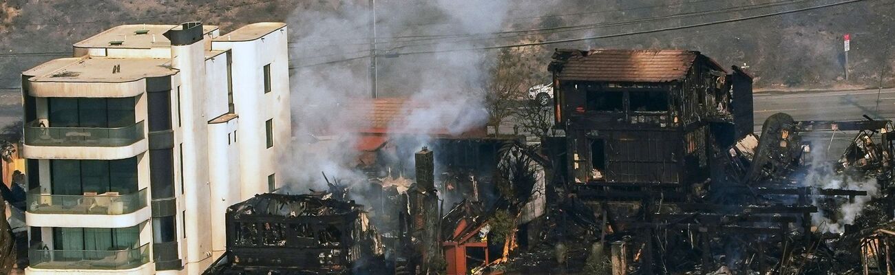 Die Schäden beim Palisades-Feuer sind immens. , © Mark J. Terrill/AP/dpa