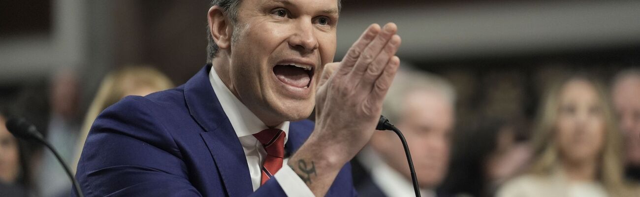 Hegseth hat keine politische Erfahrung und soll dennoch eines der wichtigsten US-Ministerien leiten. , © J. Scott Applewhite/AP/dpa