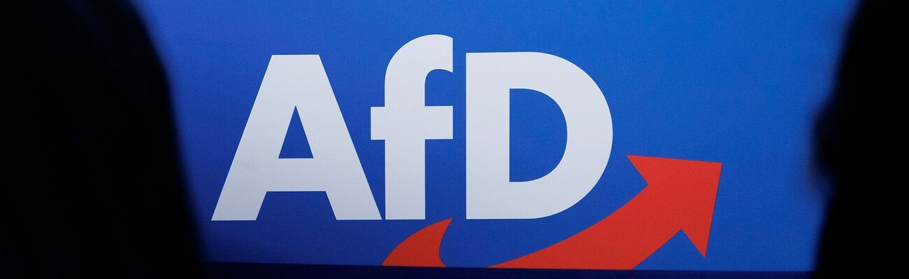 Parteilogo der AfD, © Carsten Koall/dpa