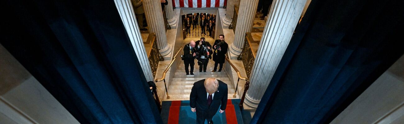 Donald Trump wird Regierungskreisen zufolge unmittelbar nach seiner Vereidigung als US-Präsident folgenschwere Entscheidungen treffen. , © Kenny Holston/Pool The New York Times/AP/dpa