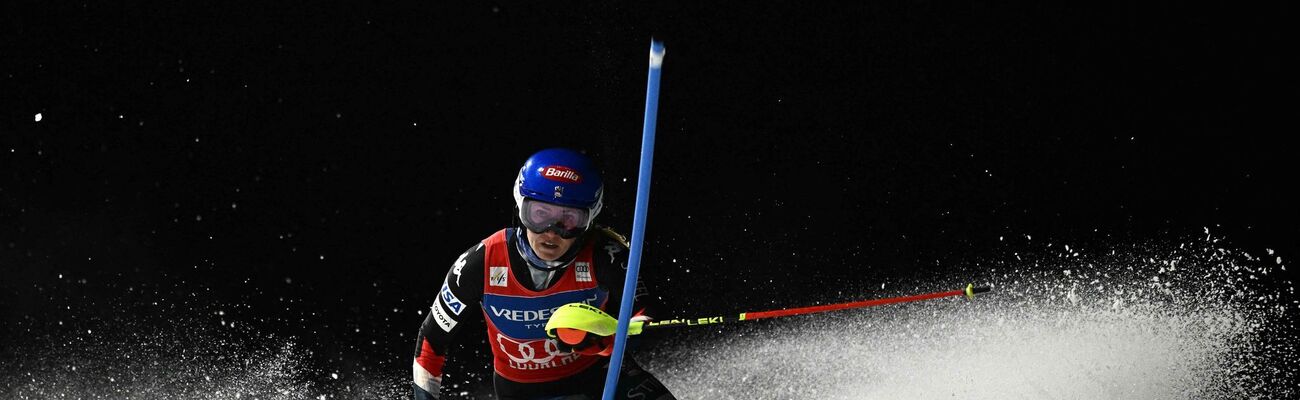 Mikaela Shiffrin gibt ihr Weltcup-Comeback in der nächsten Woche in Frankreich., © Jeff Pachoud/AFP/dpa