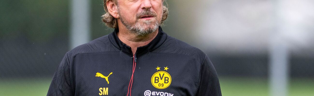 Steht einem Medienbericht zufolge beim BVB vor dem Aus: Kaderplaner Sven Mislintat., © David Inderlied/dpa