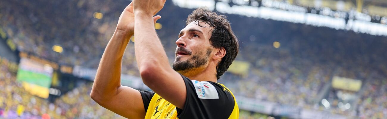 Mats Hummels leidet mit seinem Ex-Club Borussia Dortmund. (Foto Archiv), © Christoph Reichwein/dpa