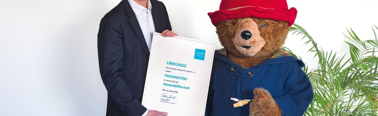 Kinder von Spendern bekommen jeden Monat Post von Paddington., © Elisabeth Sachse-Grimm/Unicef/dpa