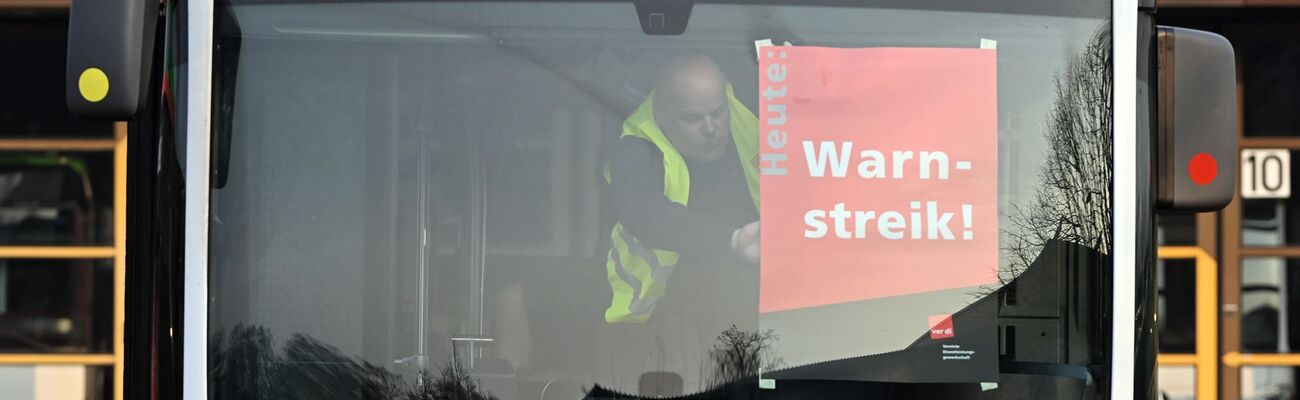 Auch heute stehen in NRW wieder zahlreiche Warnstreiks an., © Federico Gambarini/dpa