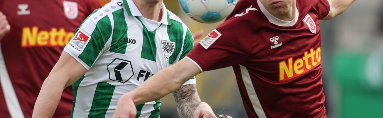 Regensburg verliert auswärts auch bei Aufsteiger Preußen Münster., © Friso Gentsch/dpa