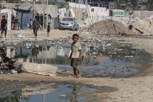 Experten warnen vor einem massiven Polio-Ausbruch in Gaza. (Archivbild), © Omar Ashtawy/APA Images via ZUMA Press Wire/dpa