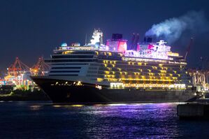 Die «Disney Dream» wurde in der Papenburger Meyer-Werft gebaut. , © Bodo Marks/dpa