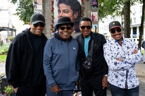 Bei ihrem einzigen Deutschlandkonzert in München werden Tito, Jackie und Marlon Jackson mit Titos Sohn Taryll gemeinsam auf der Bühne stehen., © Lennart Preiss/dpa