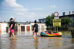 In Süden und Westen Polens stehen noch immer weite Landstriche unter Wasser., © Attila Husejnow/SOPA Images via ZUMA Press Wire/dpa