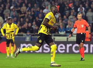 Serhou Guirassy kehrt mit dem BVB zum VfB Stuttgart zurück, © Federico Gambarini/dpa