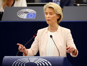 Sie ist für Gesetzesvorschläge zuständig: EU-Kommissionspräsidentin Ursula von der Leyen. (Archivbild), © Philipp von Ditfurth/dpa