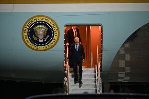 Ankunft von US-Präsident Biden in Berlin. , © Rabea Gruber/dpa