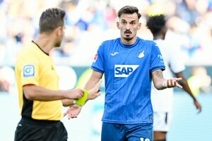 Hoffenheims Mergim Berisha ist nach seinem Zwist mit Coach Pellegrino Matarazzo zurück im Training., © Uwe Anspach/dpa