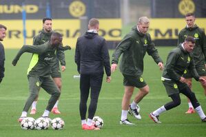 Die letzte Einheit vor dem Spiel in Madrid fand in Dortmund statt.  , © Bernd Thissen/dpa